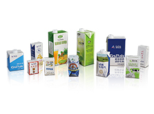 Papier d'emballage laminé aseptique pour aliments liquides